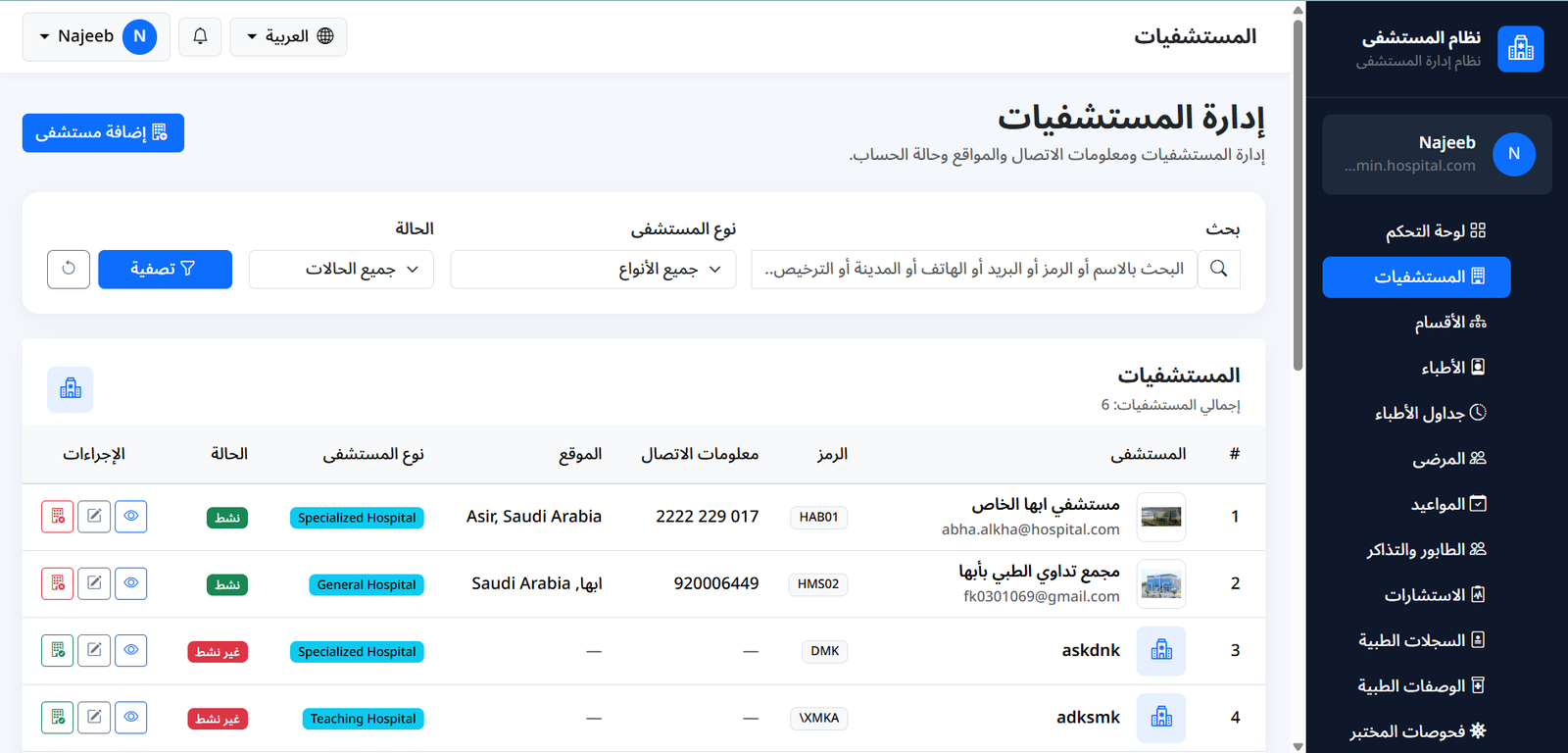 Super Admin Dashboard